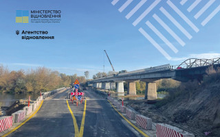 На Харьковщине открыли движение еще одним модульным мостом
