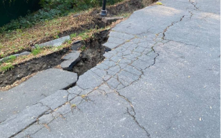 Зсув ґрунту в ландшафтному парку в Києві: компанія, яка веде будівництво поряд, ліквідує наслідки