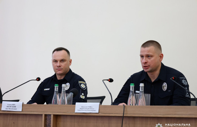 В Днепре новый руководитель ГУНП области: Иван Выговский представил Александра Ганжу