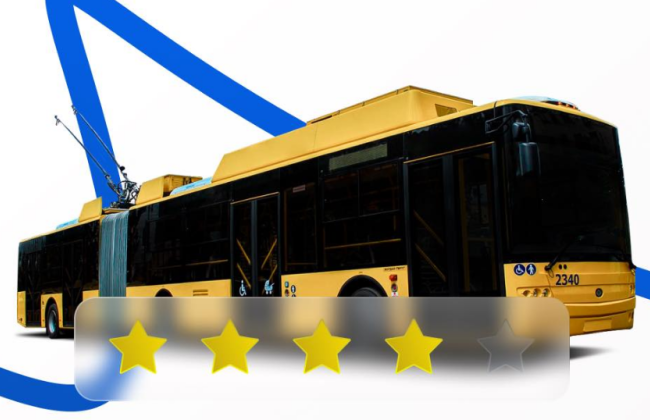 В Киеве теперь можно оценивать поездки в общественном транспорте и оставлять отзыв