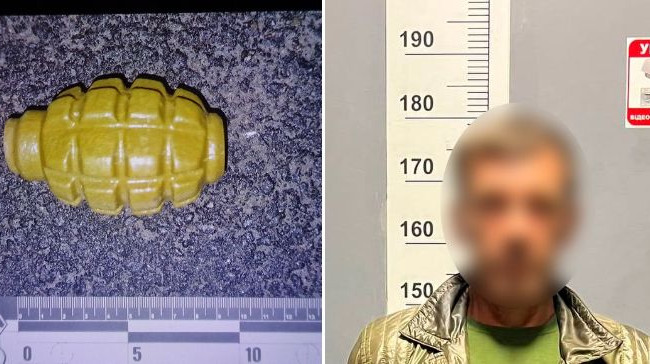 В Киеве мужчина во время ссоры с женой хотел взорвать себя гранатой