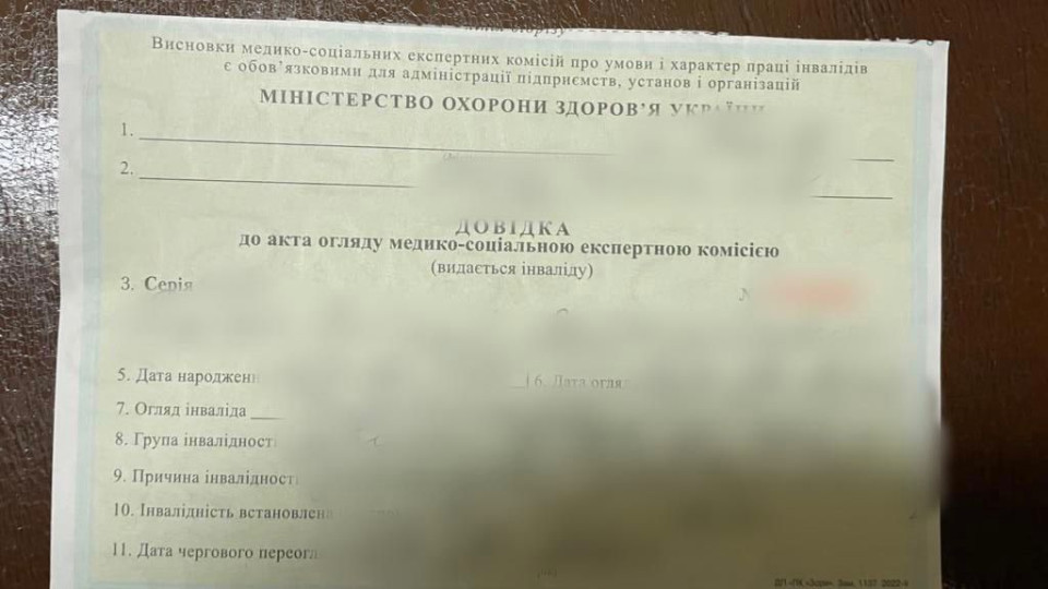 У Києві викрили завідувача клініки у виготовленні фальшивих діагнозів для ухилянтів за $6 тисяч