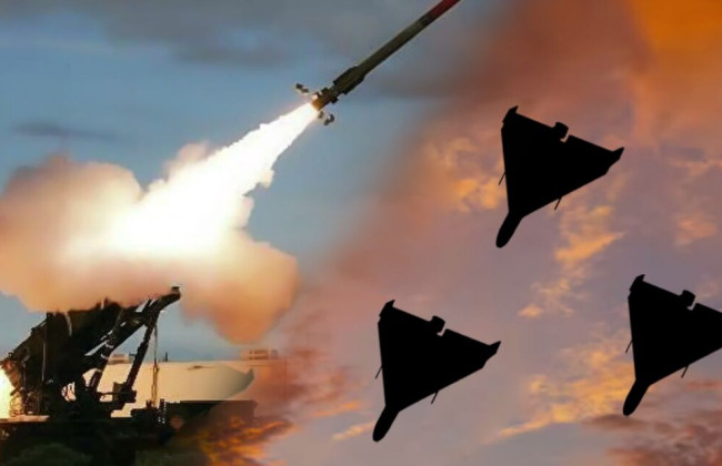 Ночная атака: в небе над Украиной сбили 12 дронов и две ракеты