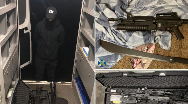 На Закарпатье у главы общественной организации обнаружили арсенал боевого оружия, фото