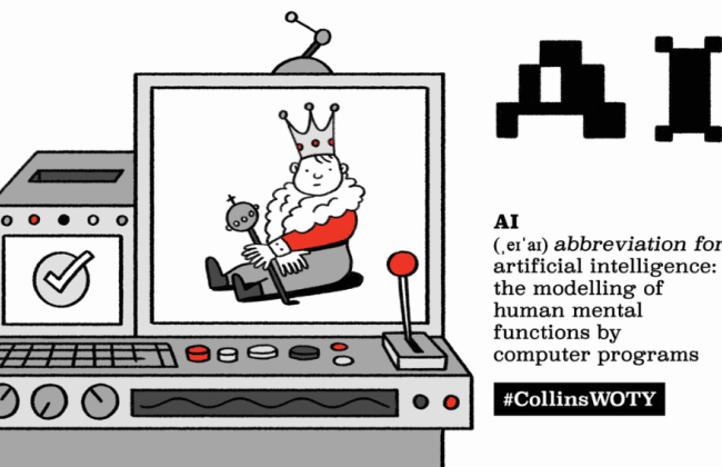 Британский словарь Collins Dictionary назвал словом года «искусственный интеллект»