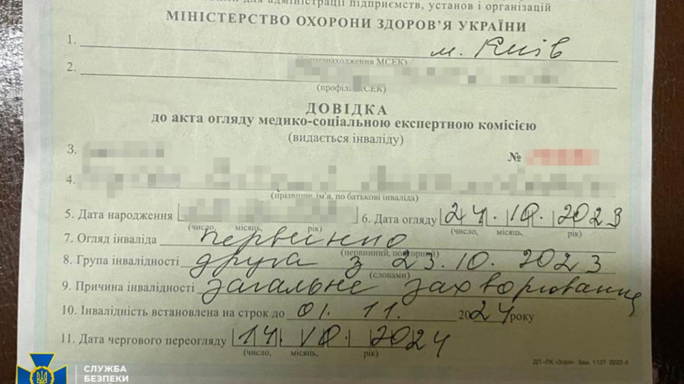 Нові схеми ухилянтів: серед фігурантів – двоє військкомів та очільниця ВЛК