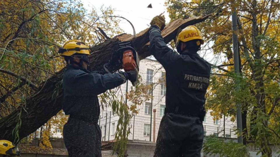 У Києві через негоду постраждала людина, також сталося підтоплення в деяких районах міста