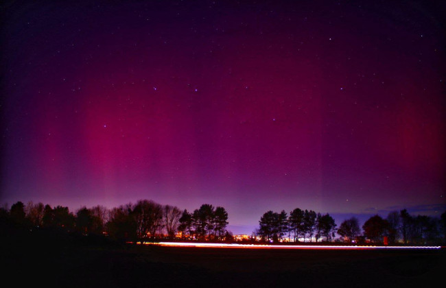 В Главной обсерватории НАН объяснили, почему полярном сияние было видно не со всей территории Украины