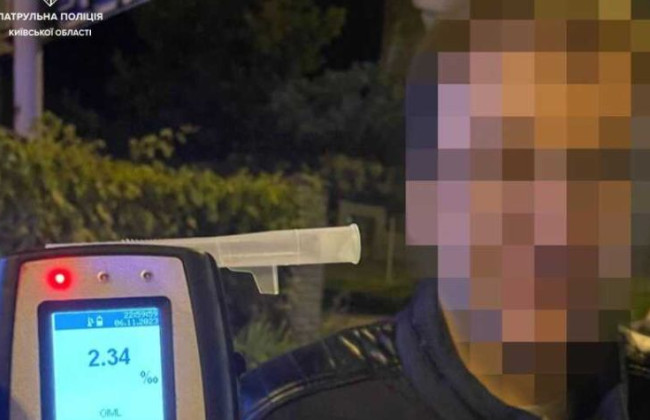 В Киевской области пьяный водитель устроил «голливудские гонки» с полицией