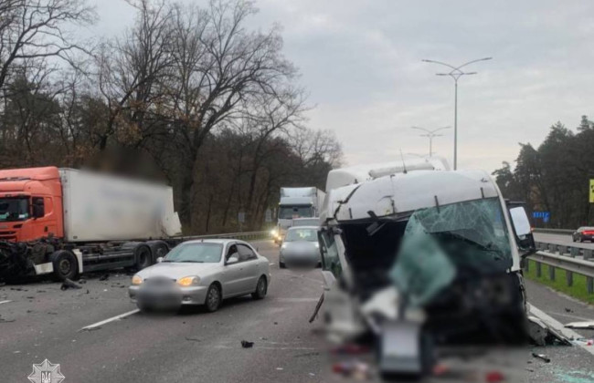 На Бориспольском шоссе произошло ДТП – движение в направлении Киева затруднено