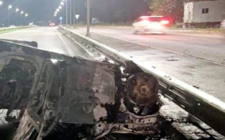 Водитель заживо сгорел в автомобиле: на автодороге Киев-Одесса произошло смертельное ДТП