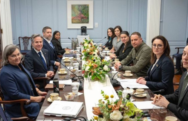 Андрей Ермак обсудил с Энтони Блинкеном ситуацию на фронте и нужды Сил обороны Украины