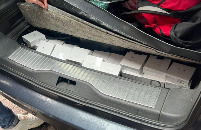 Пограничники обнаружили очередную незаконную партию техники Apple на границе