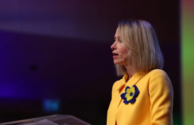 Премьера Эстонии Каю Каллас переизбрали на должность лидера правящей партии