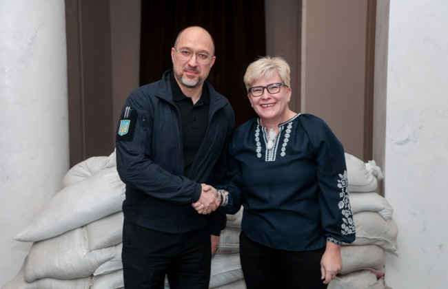 В Україну приїхала Прем'єр-міністерка Литви Інгріда Шимоніте: фото