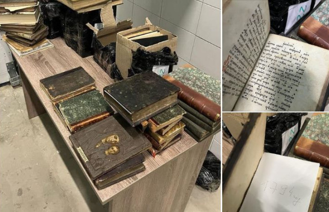 Из Украины пытались вывезти антикварные книги, изданные в ХVIII-XIX веках