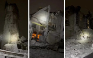 В Одесі через сильний вітер впала 100-метрова труба котельні, відео
