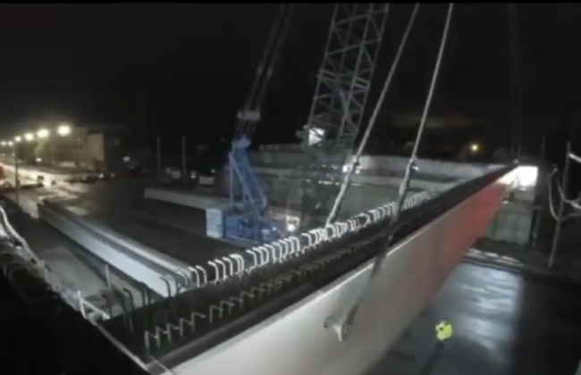 В Киеве продлили срок закрытия проезда Дегтяревским путепроводом