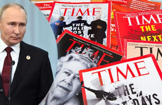 Журнал Time включив путіна до списку претендентів на звання «Людина року»