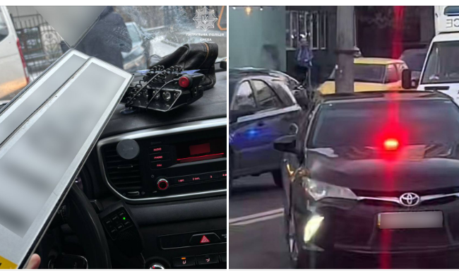 Ненадлежащие номера и спецсигналы без разрешения: в Киеве остановили нарушителя ПДД, которого суд лишил права управления