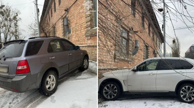 В Киеве наказали «героев парковки», которые перекрыли дорогу пешеходам