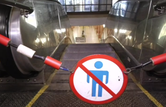 Закрытые станции синей ветки метро в Киеве будут использоваться как укрытие во время воздушной тревоги