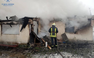 Смертельна пожежа на Житомирщині: троє дітей загинули, фото