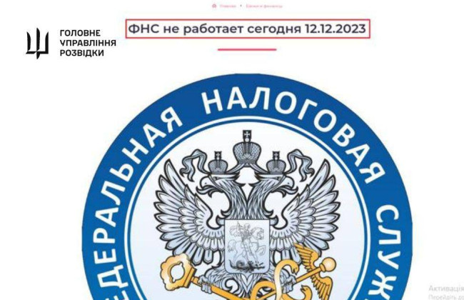 Киберподразделения ГУР совершили взлом федеральной налоговой службы рф: детали