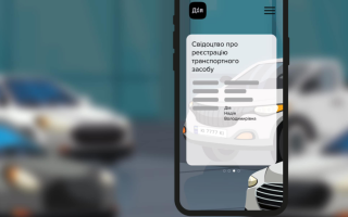 Перерегистрация авто в Дії: за несколько часов работы услуги уже поступило 70 заявок