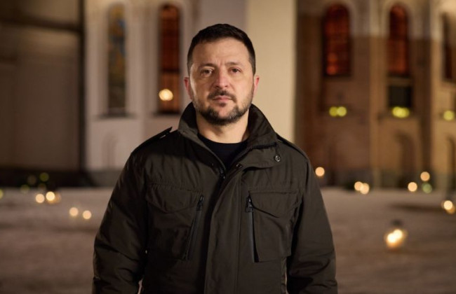 Владимир Зеленский поздравил украинцев с Рождеством Христовым