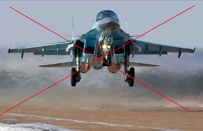 ВСУ за сутки заземлили два российских истребителя Су-34 и Су-30