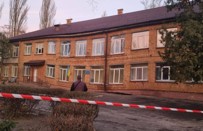 В киевском детсаду после строительства укрытия просела часть стены после строительства укрытия