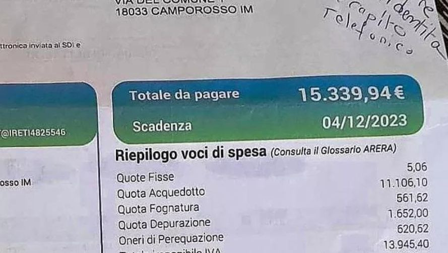 В Італії пенсіонерка померла через рахунок за воду у 15 000 євро