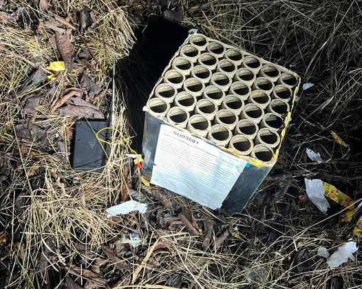 В Харькове в новогоднюю ночь неизвестные запустили салюты