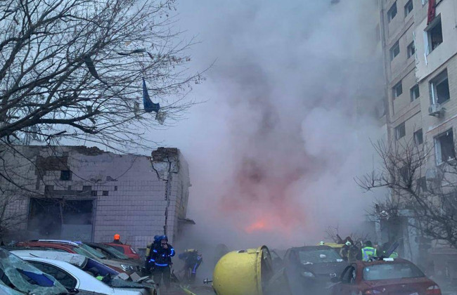 Из-за задымления в Подольском районе киевлян просят закрыть окна и ограничить пребывание на улице