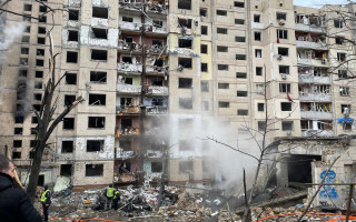 Стало відомо, скільки часу займе відновлення пошкодженого будинку в Солом’янському районі Києва