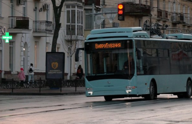В Чернигове может появиться троллейбус, который подзаряжается во время движения
