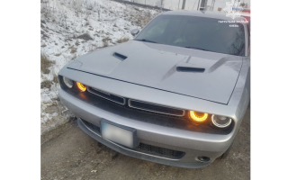 В Киеве обнаружили Dodge, который пропал с места совершения ДТП и находился в розыске