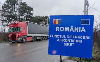 Румынские фермеры второй раз за неделю заблокировали границу с Украиной