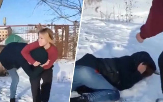 Били ногами по голове: в Киевской области произошла жестокая драка между 14-летними лицеистками, видео