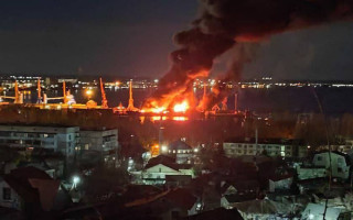 В Крыму планируют поднять со дна пораженный ВСУ десантный корабль «Новочеркасск»