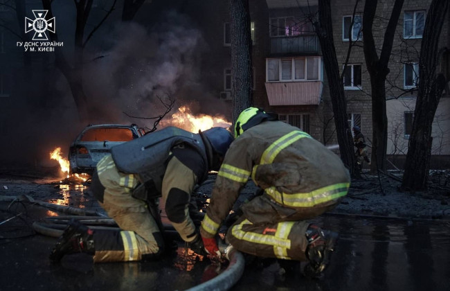 В Киеве завершились аварийно-спасательные работы после ракетного обстрела