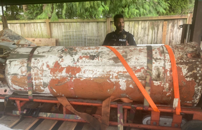 В США мужчина нашел часть ядерной ракеты и хотел сдать ее в музей