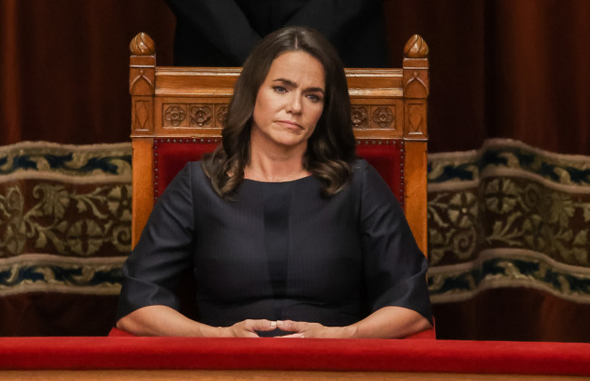 В Венгрии президентка Каталин Новак подала в отставку