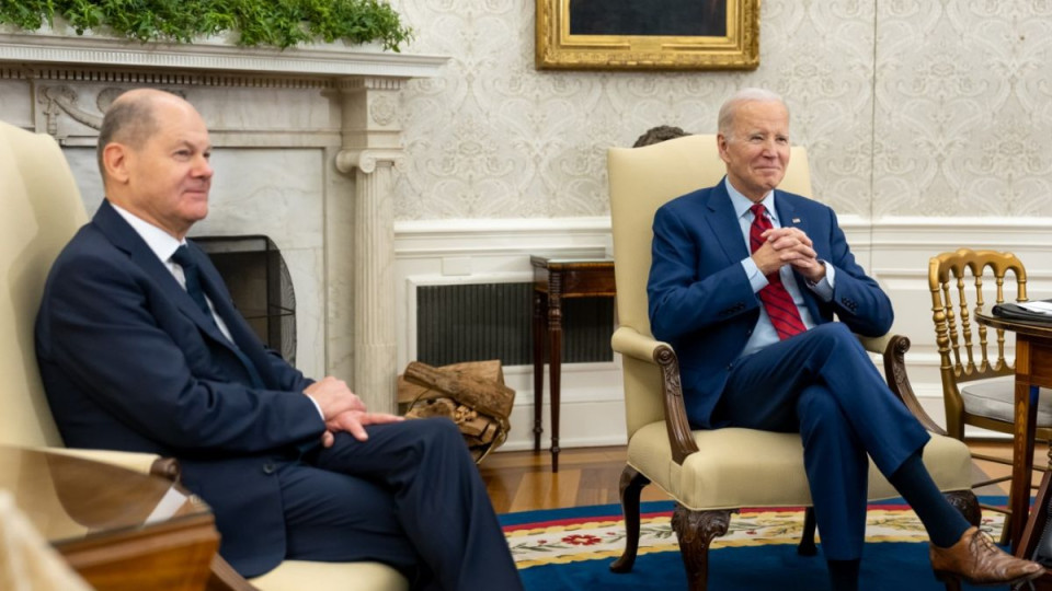 Байден и Шольц встретились в Белом доме и обсудили дальнейшую поддержку Украины