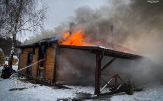 На Київщині сталася пожежа на страусиній фермі