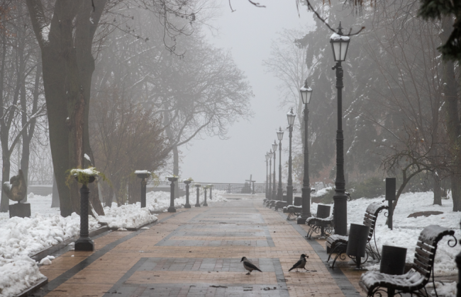 Киев 16 февраля снова затянет туманом – видимость ожидается 200-500 м