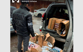 БЭБ изъяло сигареты и алкоголь на Волыни на 1,5 млн грн