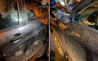 У Києві чоловік потрощив чужі автомобілі та ховався від поліції, фото