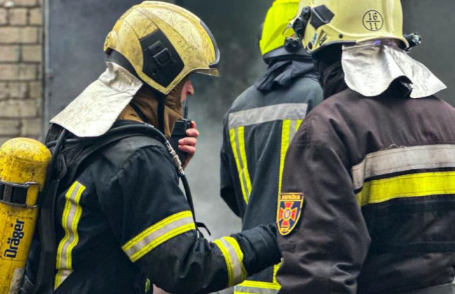 В Киеве произошел пожар в одной из гимназии